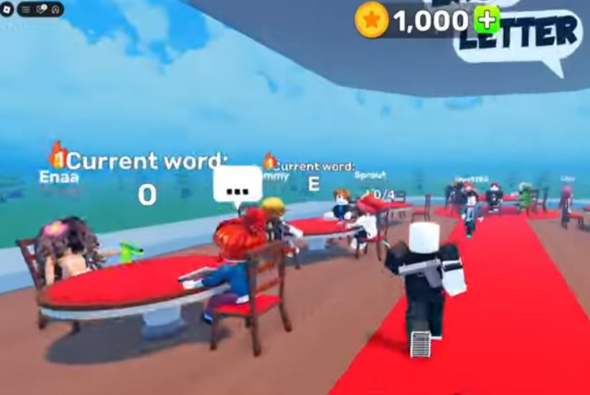 Last letter roblox
